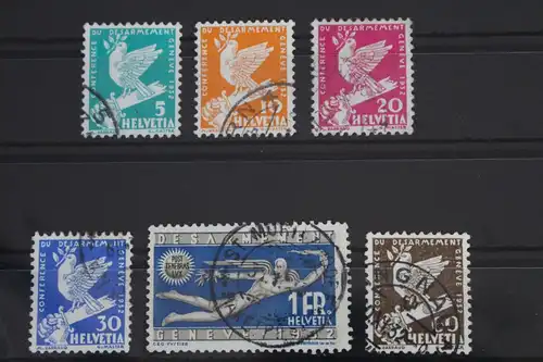 Schweiz 250-255 gestempelt #FT604