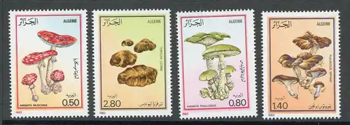 Algerien 827-30 postfrisch Pilze #HE776