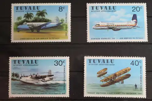 Tuvalu 129-132 postfrisch Luftfahrt #FS319