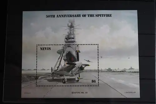 Nevis Block 8 mit 364 postfrisch Luftfahrt #FR030