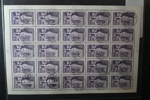 Schweiz 123 gestempelt als Bogen #FL347