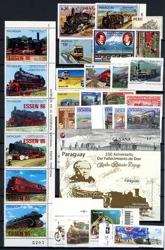 Lot Motiv Eisenbahn postfrisch #GG2012