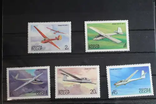 Sowjetunion 5248-5252 postfrisch Luftfahrt #FR025