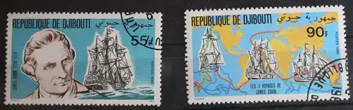 Dschibuti 287-288 gestempelt Schifffahrt #FR153