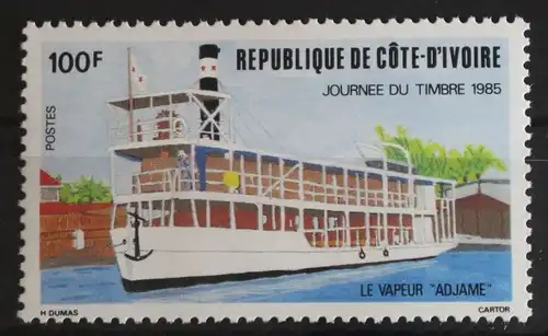 Elfenbeinküste 849 postfrisch Schiffe Boote #FR136