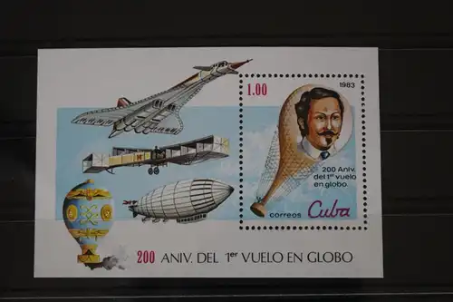 Cu (ba) Block 76 mit 2731 postfrisch Luftfahrt #FS469