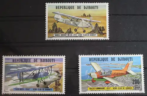 Dschibuti 209-211 postfrisch Luftfahrt #FS330