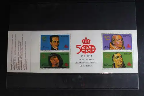 Spanien 3011-3014 postfrisch Markenheftchen #FR388