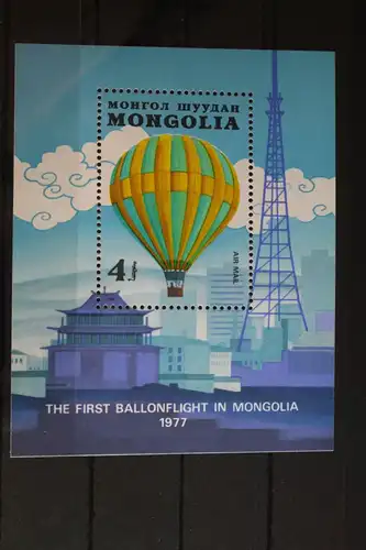 Mongolei Mongolei Block 88 mit 1529 postfrisch Luftfahrt #FS379