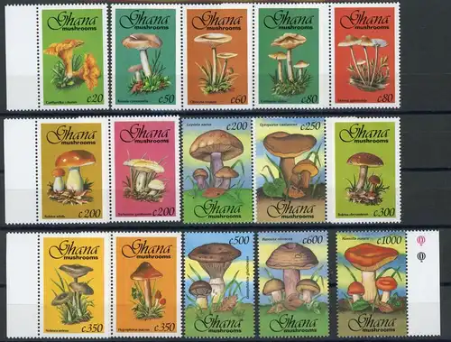 Ghana 1854-1868 postfrisch Pilze #1H095