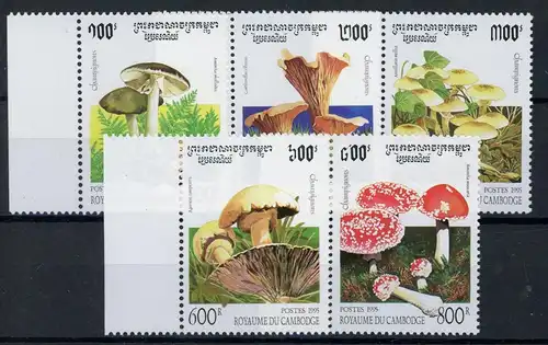 Kambodscha 1503-1507 postfrisch Pilze #1F975