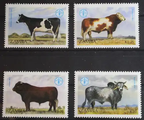 Sambia 429-432 postfrisch #FQ183