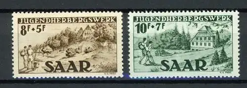 Saarland 262 II-263 II postfrisch #GM946