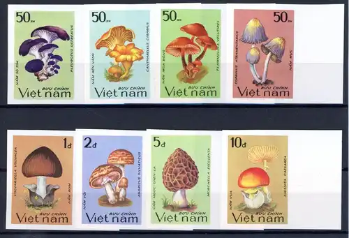 Vietnam 1371-1378 B postfrisch Pilze #1H334