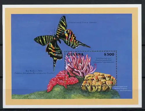 Guyana Block 503 postfrisch Pilze #1H131