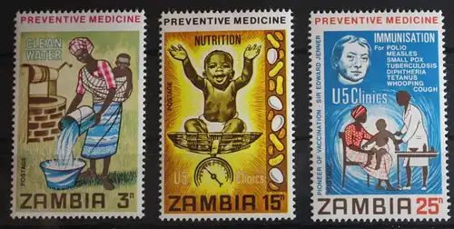 Sambia 62-64 postfrisch #FQ140