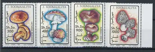 Somalia 503-506 postfrisch Pilze #HF485