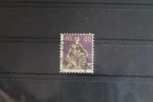 Schweiz 101 gestempelt mit vollem Entwerfernamen #FV102