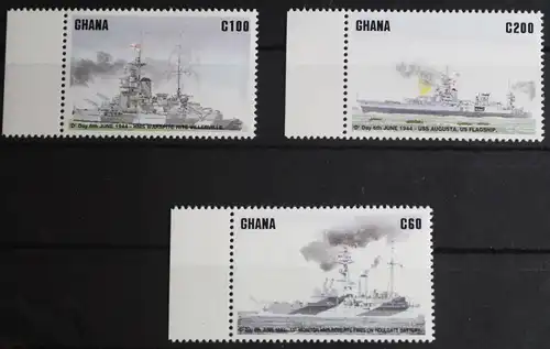 Ghana 2047-2049 postfrisch Geschichte 2. Weltkrieg #FR621