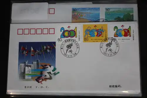 China Volksrepublik 3268-3270 auf Brief als FDC #BC175