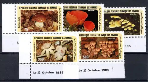 Komoren 762-766 A postfrisch Pilze #1H338