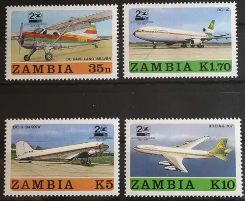 Sambia 425-428 postfrisch #FQ182