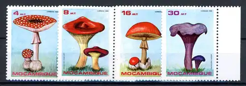 Mosambik 1057-1060 postfrisch Pilze #1H363