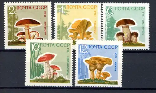Sowjetunion 2983-2987 y postfrisch Pilze #1H340