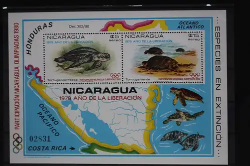 Nicaragua Block 114 postfrisch #FW031