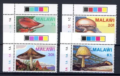 Malawi 441-444 postfrisch Pilze #1H348