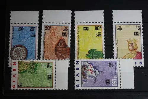 Nevis 677-682 postfrisch Schifffahrt #FR504