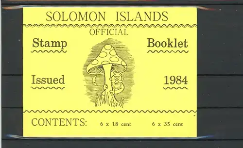 Salomon Inseln M-Heft 523-524 postfrisch Pilze #1G143