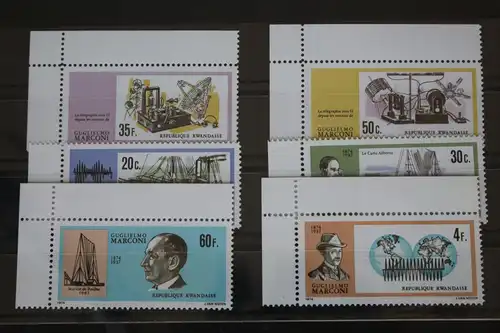 Ruanda 634A-639A postfrisch Schifffahrt #FR990