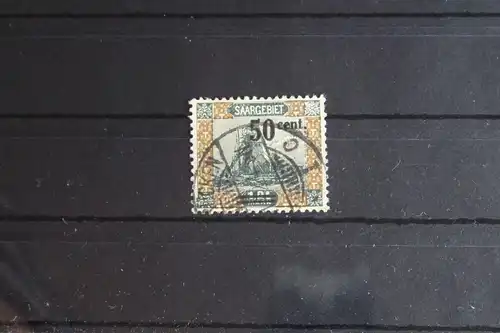 Saargebiet 78 VI gestempelt geprüft Ney BPP #FY795