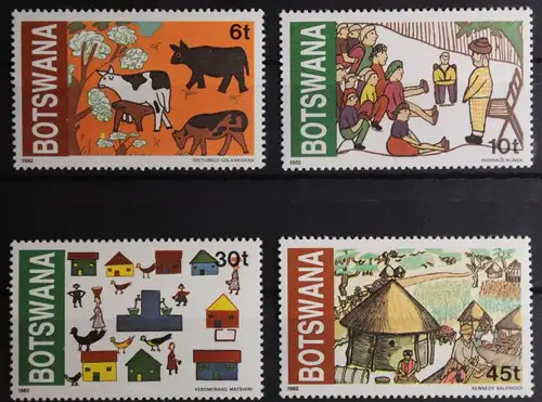 Botswana 291-294 postfrisch #FQ481