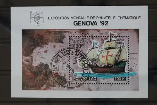 Laos Block 144 mit 1324 postfrisch Schifffahrt #FR891