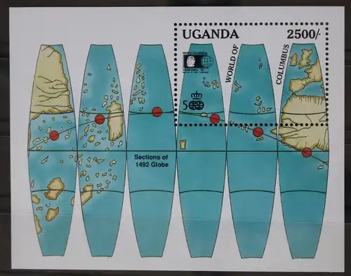 Uganda Block 195 mit 1103 postfrisch Schifffahrt #FR902