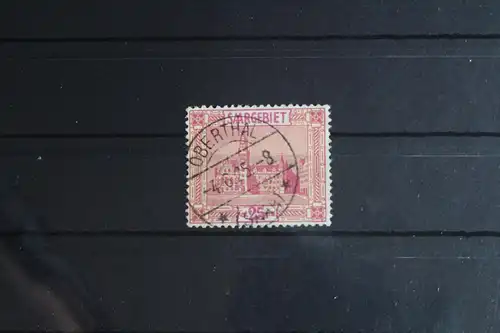 Saargebiet 100VII gestempelt Plattenfehler, geprüft Hoffmann BPP #FY814