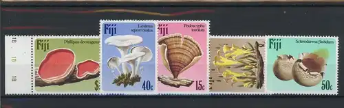 Fidschi Inseln 494-498 postfrisch Pilze #1G329