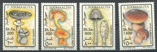 Somalia 468-471 postfrisch Pilze #1G146