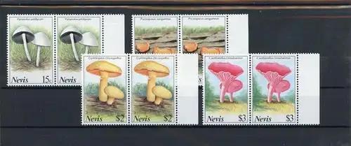 Nevis Paare 475-478 postfrisch Pilze #1G383