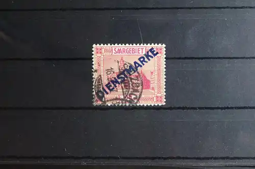 Saargebiet Dienstmarken 14I PF XIX gestempelt geprüft Hofmann BPP #FY952