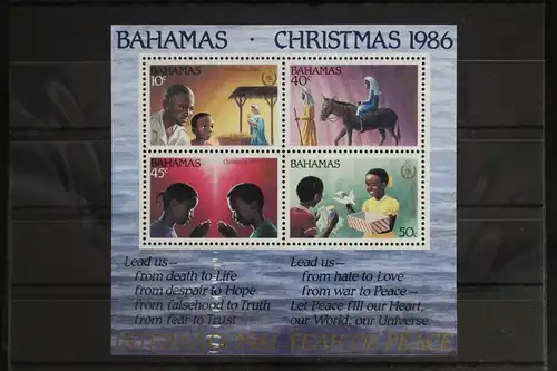 Bahamas Block 50 postfrisch #FV943