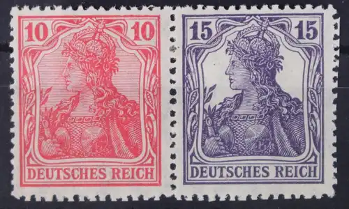 Deutsches Reich Zd W12 mit Falz #FW108