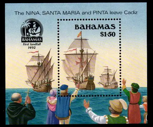 Bahamas Block 60 postfrisch #FW501