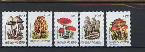 Argentinien 2139-2141, 47-48 postfrisch Pilze #1G304