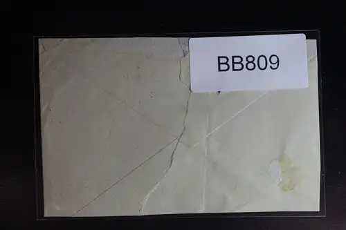 BRD 167 auf Brief als Mehrfachfrankatur Nachgebühr-Stempel #BB809