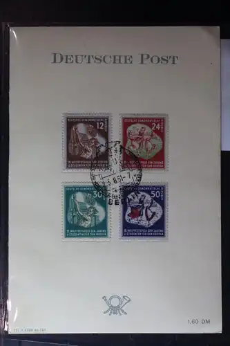 DDR 289-292 auf Postkarte amtl. Faltkarte #BC618