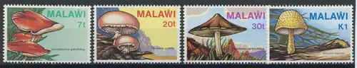 Malawi 441-444 postfrisch Pilze #1G397
