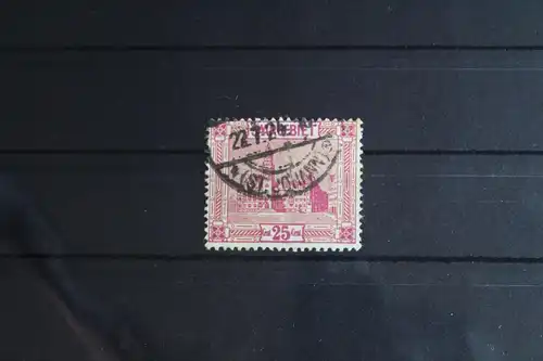 Saargebiet 100X gestempelt Plattenfehler, geprüft Hoffmann BPP #FY818